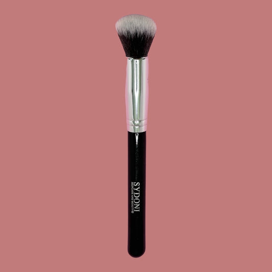 MOST LOVED! ROUNDED FACE SHAPER CONTOUR BRUSH (SYNTHETIC HAIR)