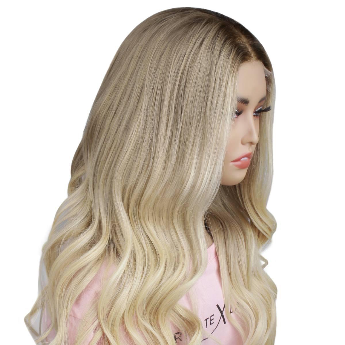 Peluca Ruby sin pegamento, con cierre de encaje HD 5x5, teñida profesionalmente, 100% cabello humano