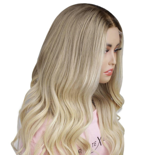 Peluca Ruby sin pegamento, con cierre de encaje HD 5x5, teñida profesionalmente, 100% cabello humano
