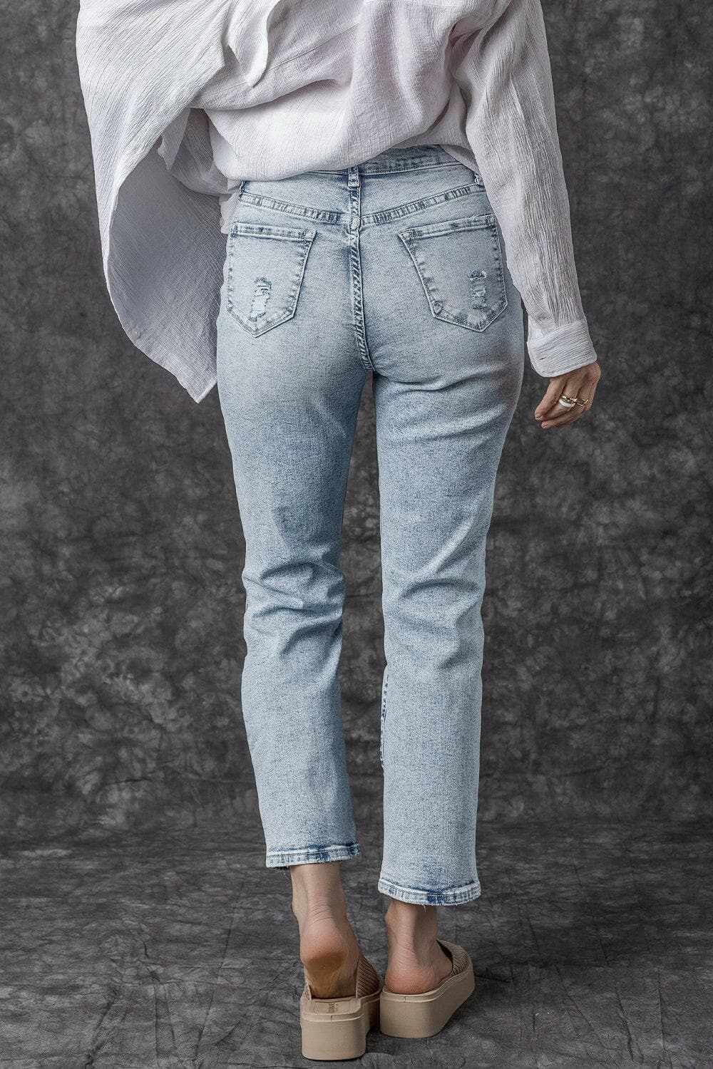 Pants Trendsi Jeans & Denim - Rugged chic high rise jeans