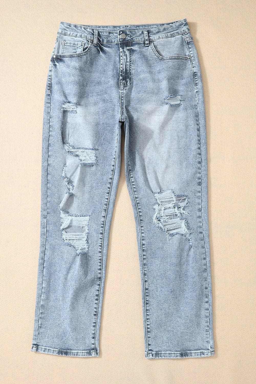 Pants Trendsi Jeans & Denim - Rugged chic high rise jeans