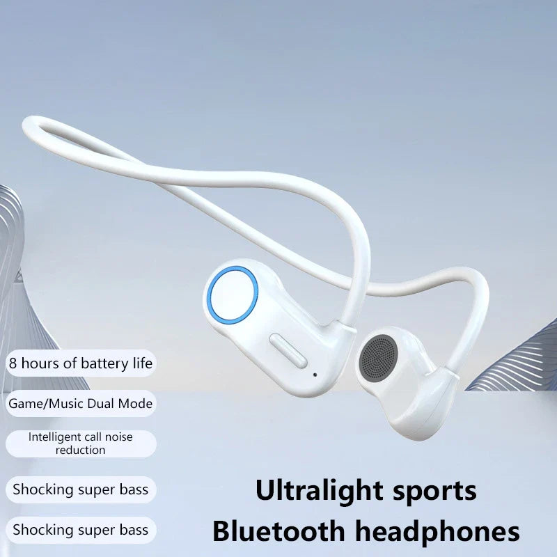 Wireless Bluetooth Earbuds Behind the Ear Sports Running Open-Ear Bluetooth Headphones with Ultra-Long Battery Life Waterproof