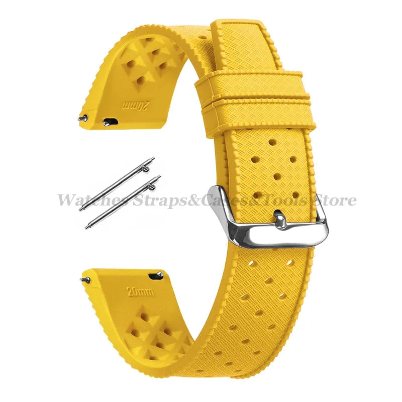 Samsung Galaxy Watch 7, 6, 5, 4 & FE Tropic-Style Silicone Band
