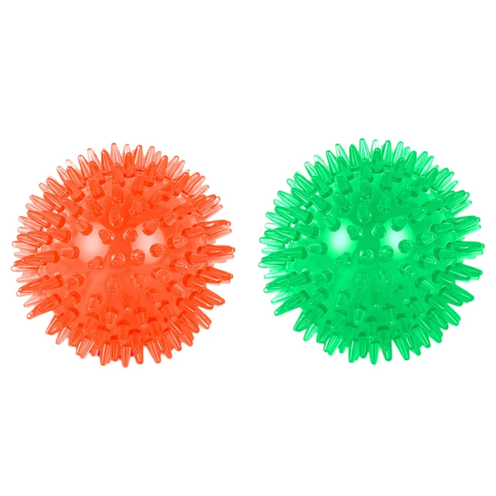 Bite Resistant Pet Chew Ball Toys for Small Large Dogs Elastic Buoyant Squeaky Puppy Big Dog Toy Border Shepherd Collie Supplies