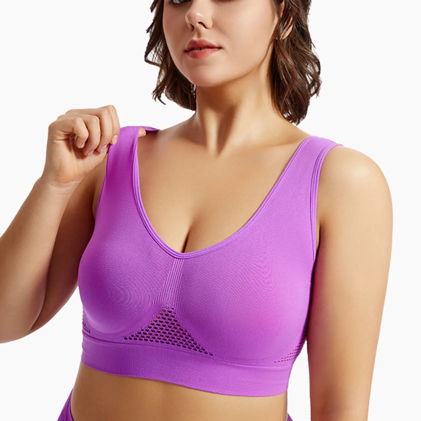 Sujetador deportivo antichoque para mujer