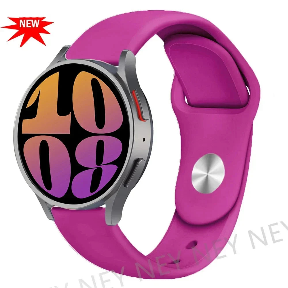 Motorola Moto Watch Smooth Silicone Pin-and-Tuck Band, 30 Colors