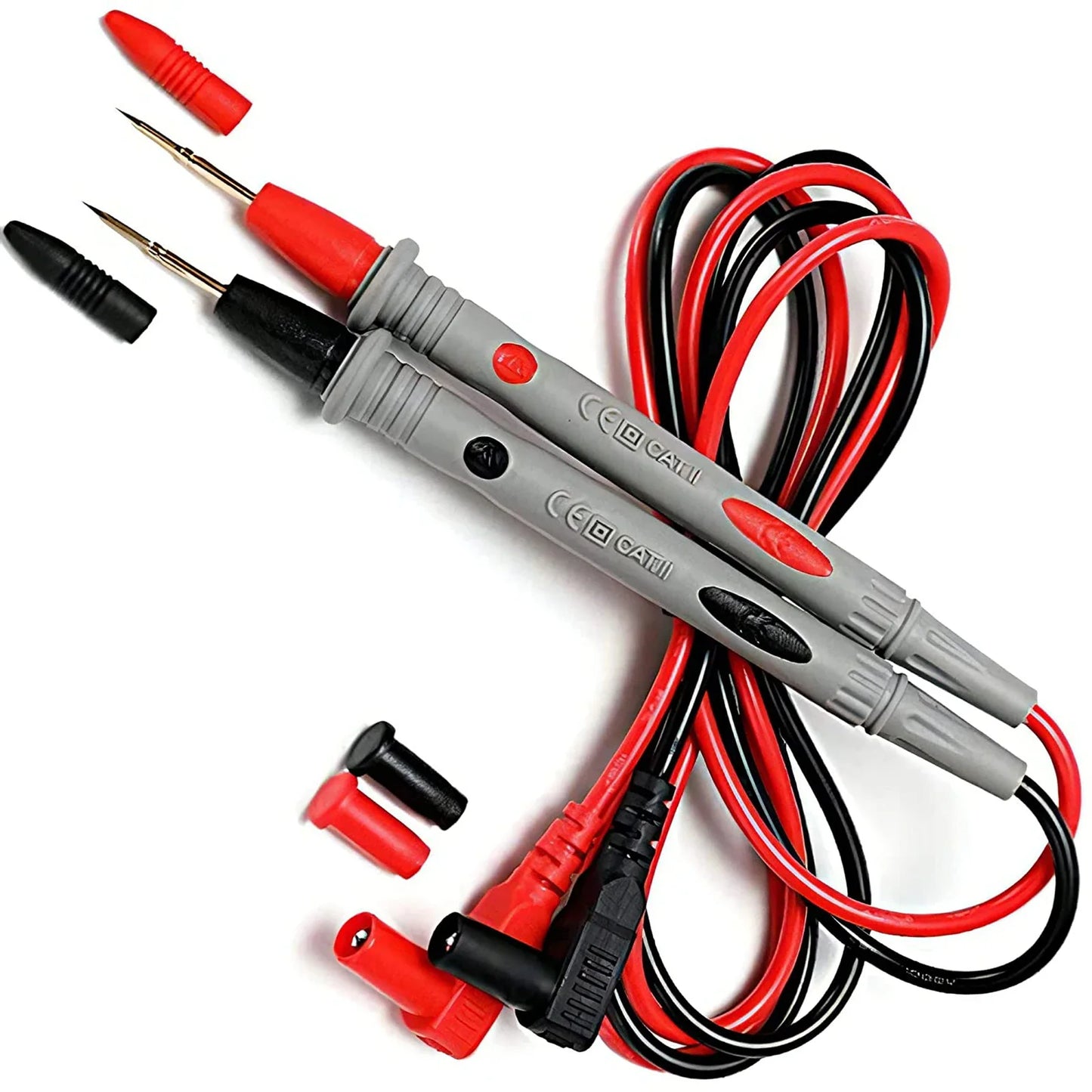 20A 1000V Multimeter Test Heads Needle Pin Digital Multi Meter Head Wire Pen Cable Kit Multimeter Voltmeter PVC Tester Kit