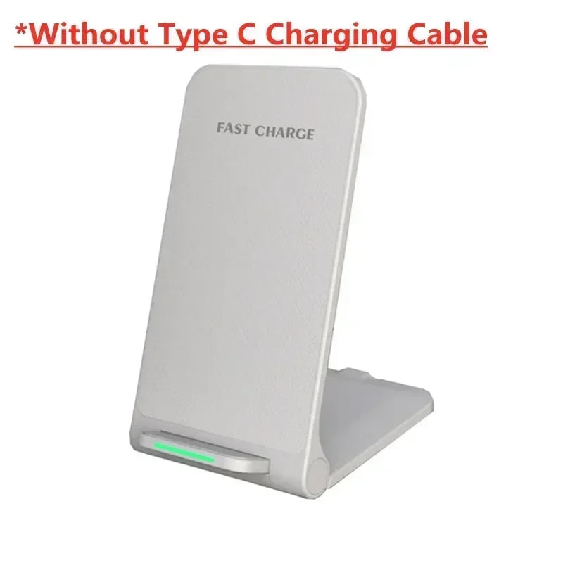 Wireless Charger Station Earphone Phone Fast Charging Charger Holder For iPhone 16 15 14 13 Pro Max Samsung S24 S23 Xiaomi