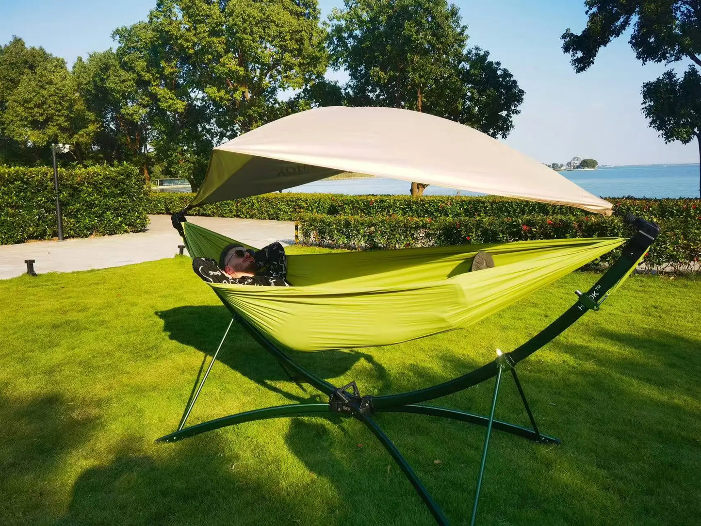 Outdoor Camping Folding Hammock,Portable Outdoor Garden Camping