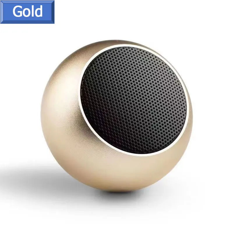 Metal Mini Wireless Bluetooth Speaker Hifi Portable Subwoofer Outdoor Music Stereo Surround Audio Player Bluetooth Speaker