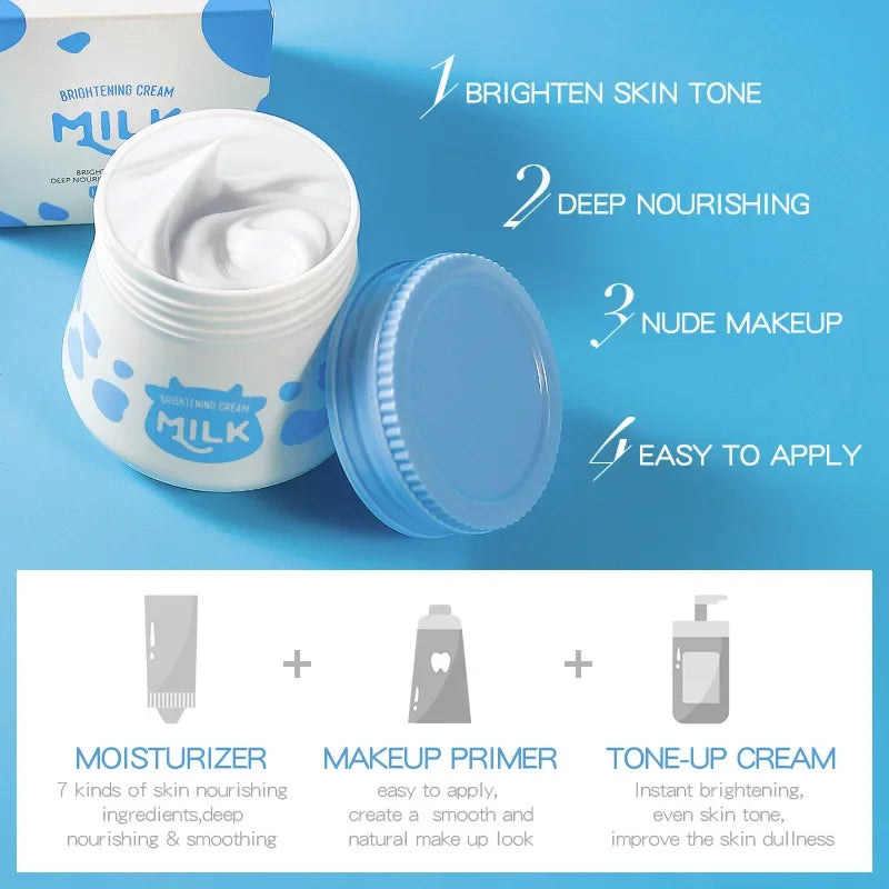 LAIKOU Milk Suyan Carem Anti Wrinkle Whitening Moisturizing Nourish Creams Beauty Aintenance Face Skin Care Cosmetic 55g