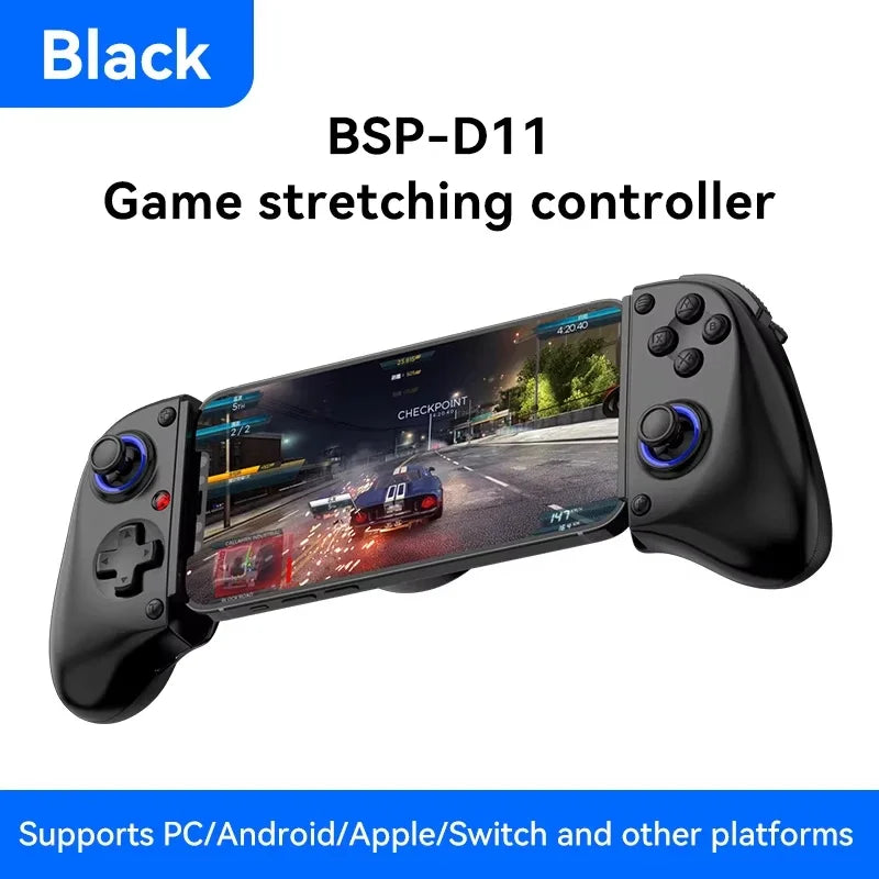 Mobile Phone Game Controller for iOS/Android/Tablet Gaming Joystick for Switch/PS3/PS4 D11 Wireless Bluetooth PC Controllers