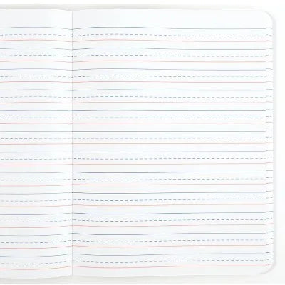 Primary Composition Book Writing Tablet: K-2 Journal, 7.5X9.75", 200 Pages, Sewn Binding, Hard Cover, Acid-Free Paper for School