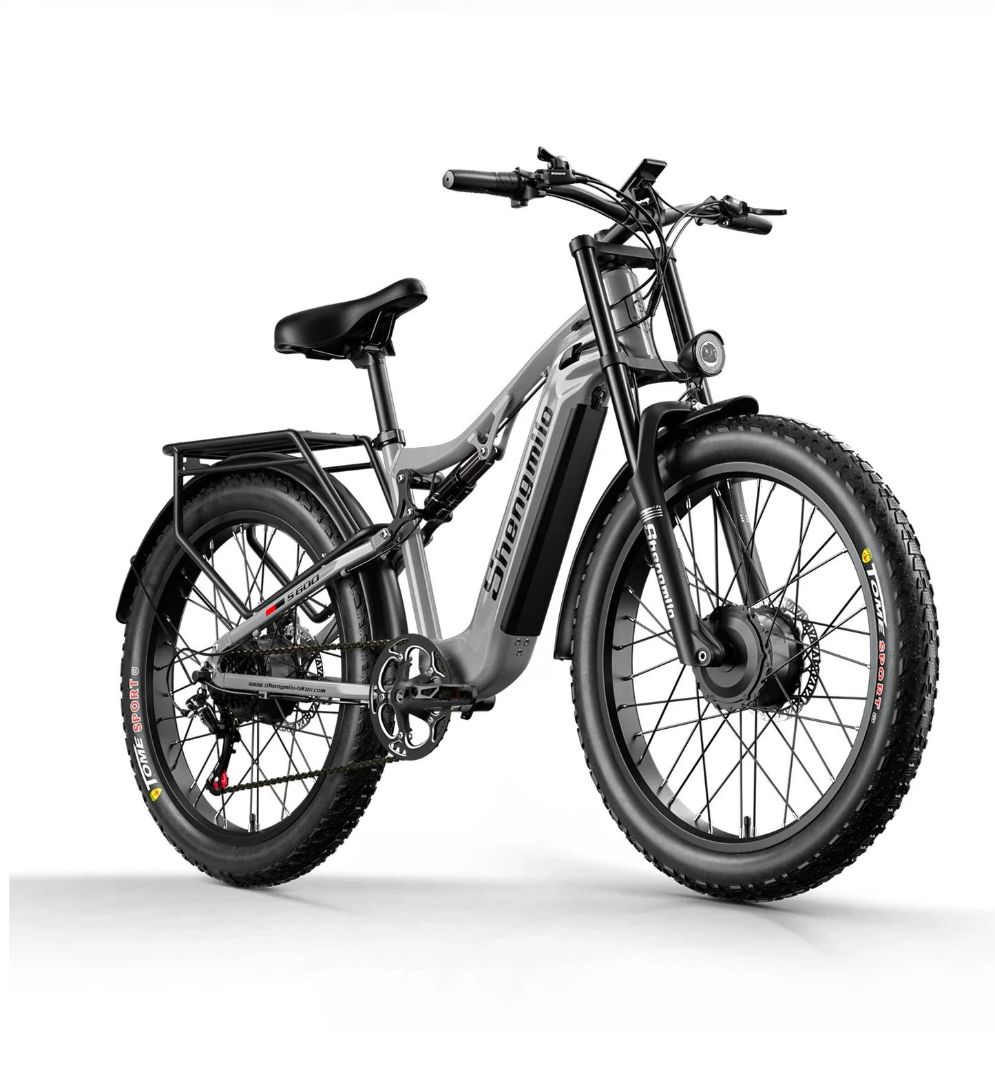 High-Performance Electric Bicycle with Dual Suspension
