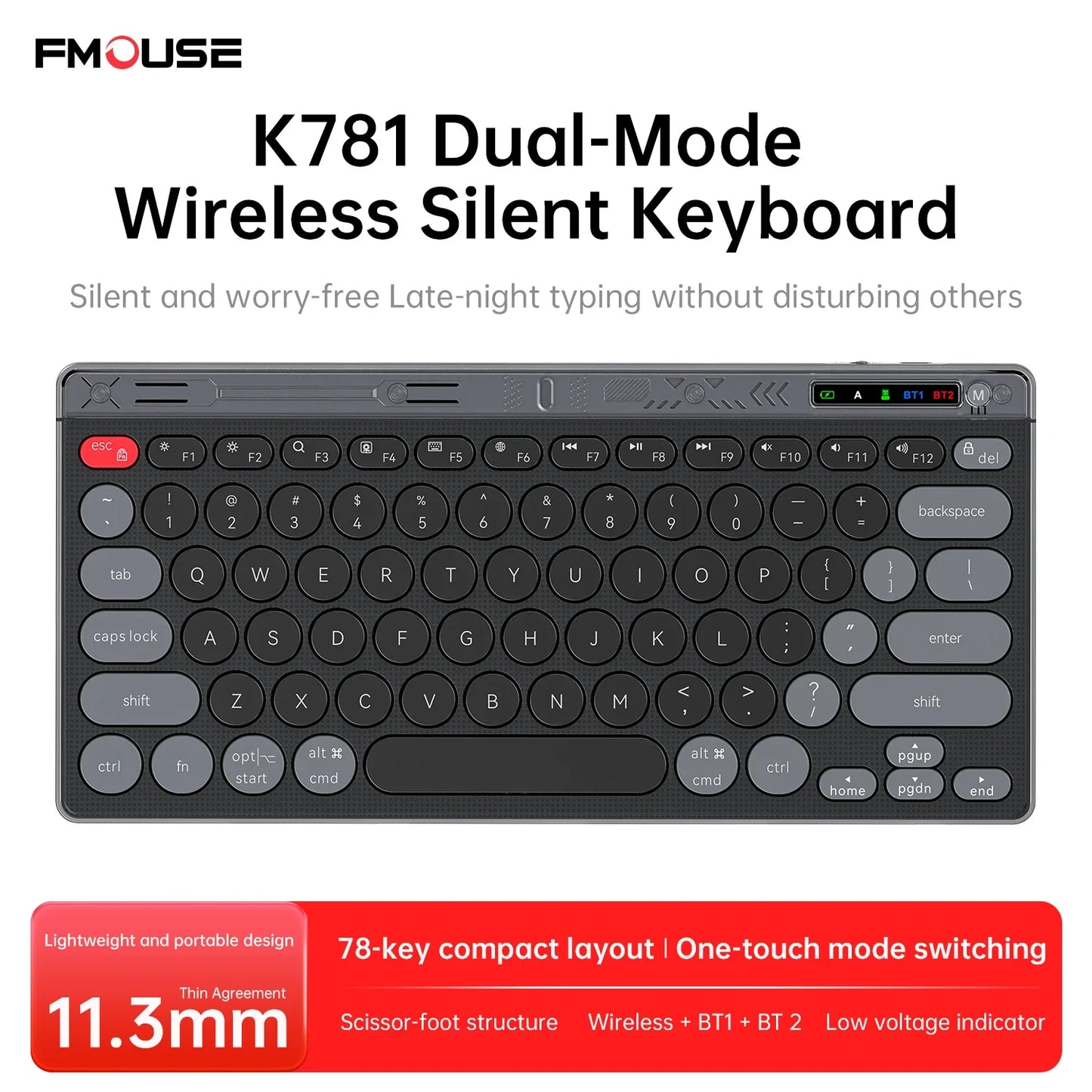 Bluetooth Wireless Keyboard Mouse Set Laptop Silent Button Charging Portable Mini Wireless Keyboard Office Typing