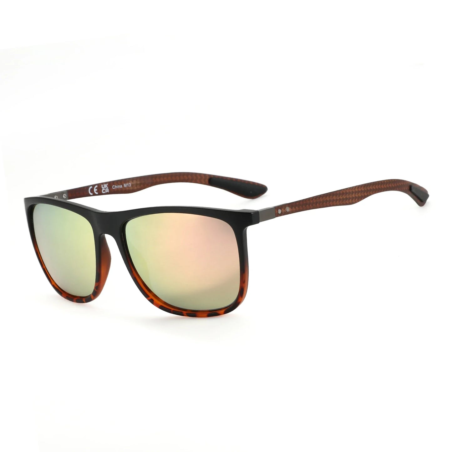 ZENOTTIC Square Polarized Sunglasses for Men Ultralight Carbon Fiber Sun Glasses Driving Fishing Golf Sports UV400 Protection