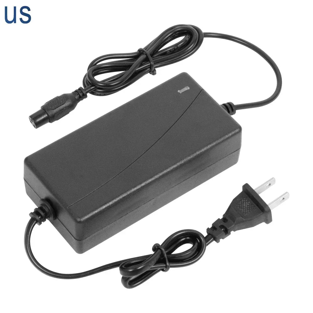 42v 2A Lithium Electric E Bike Battery Charger Li ion Chargers for Ebike Hoverboard Self-Balancing Scooter Bicycle Accessories