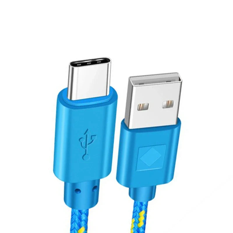 USB C Type C Cable Fast Charging 1m 2m 3m Charger for huawei p9 p10 p20 mate 10 pro lite samsung S9 S10 Plus s8 Note data cable