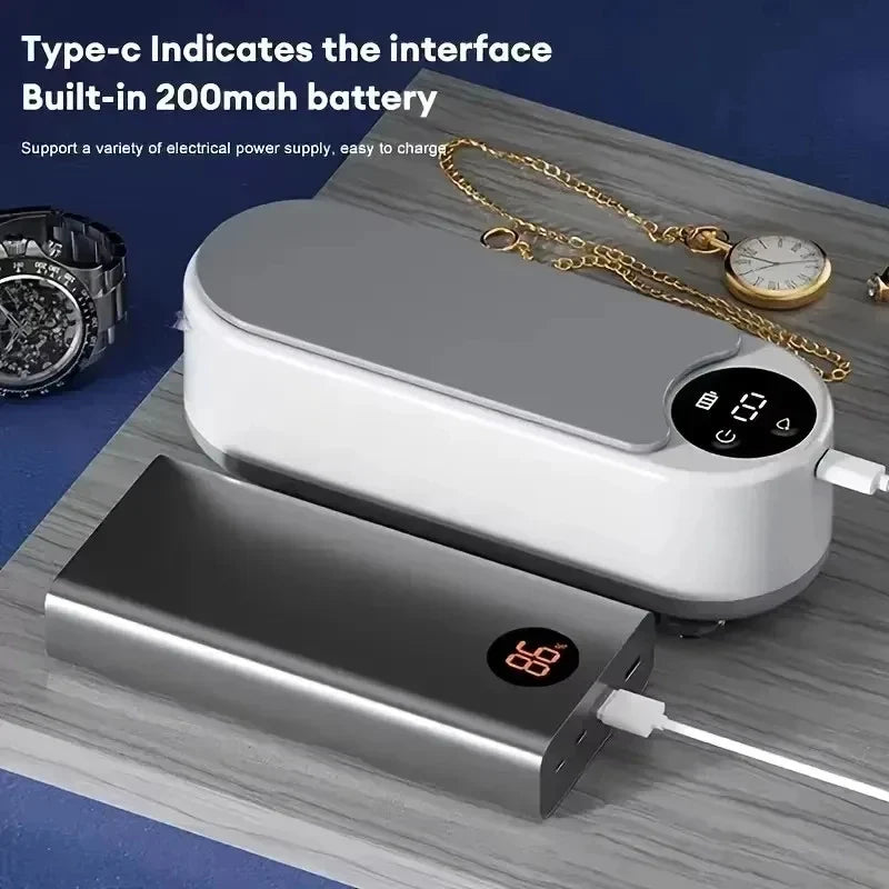 High-Frequency Glasses Cleaner - 1pc Wireless Multi-Purpose Cleaning Machine for Eyewear & Accessories