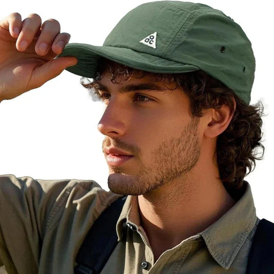 Gorra Trucker de Verano – Gorra de Béisbol de 5 Paneles con Visera Corta