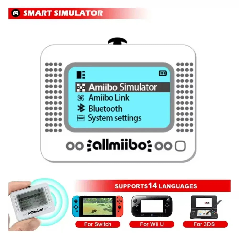 For Switch/Wiiu Gaming Accessories For Allmiibo Chargeable Intelligent Simulator Emulator Bluetooth-Compatible Universal Writer