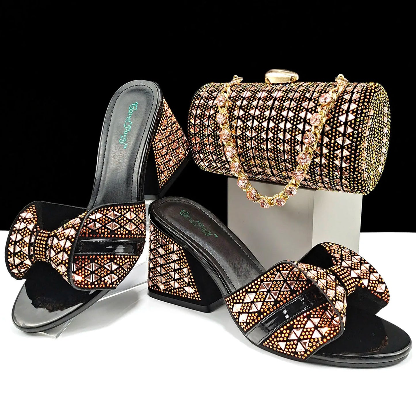 Conjunto de Zapatos y Bolsos de Señora de Alta Calidad HJJ1-10