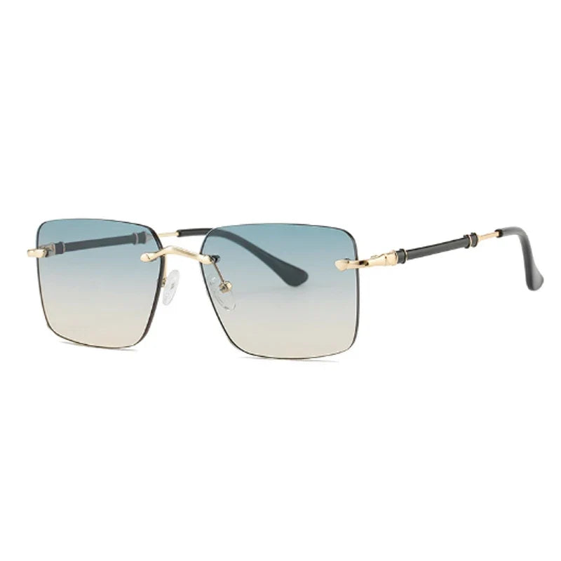 New Men's Trimmed Square Sunglasses 2022 Fashion Cover Men And Women Trend Sunglasses European And American Star Glasses