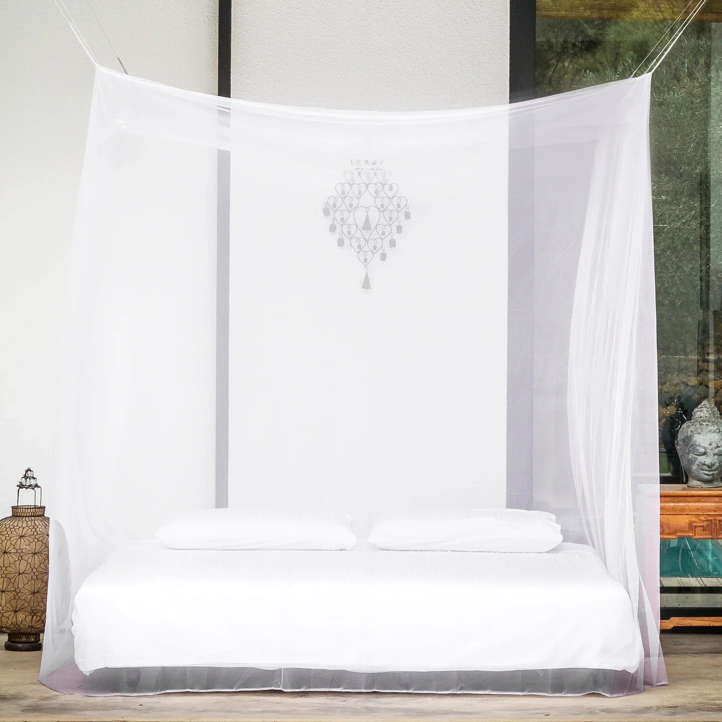 Camping Mosquito Net Indoor Outdoor Insect Tent Travel Repellent Tent Insect Reject 4 Corner Post Canopy Curtain Bed Hanging Bed