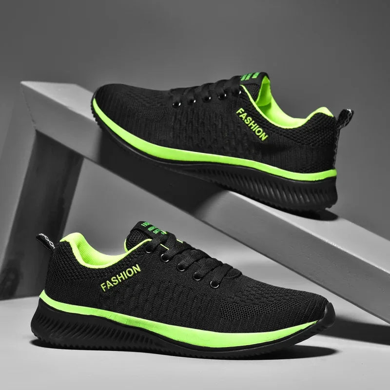 2023 Summer Mens Sports Shoes Breathable Casual Running Shoes Lightweight Non-Slip Comfortable Sports Fitness Shoes Zapatillas
