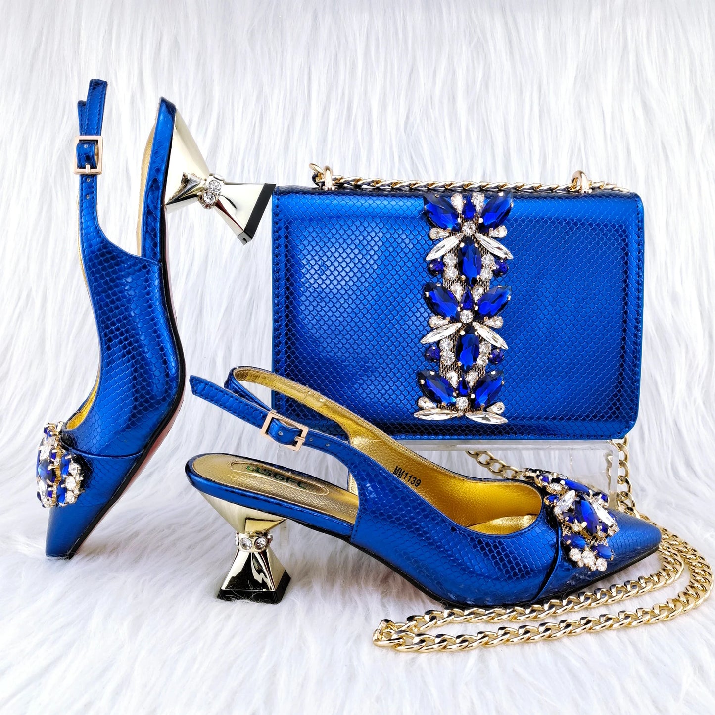 Último Conjunto de Zapatos y Bolso a Juego HGY1-1