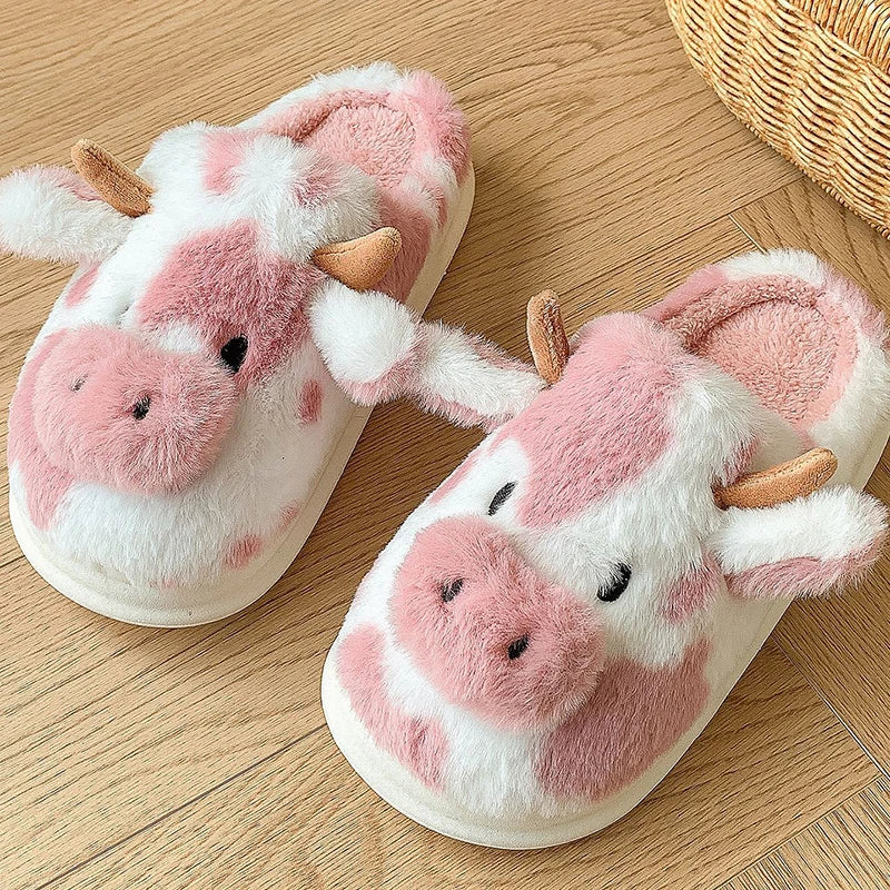 Cute Cow Slippers