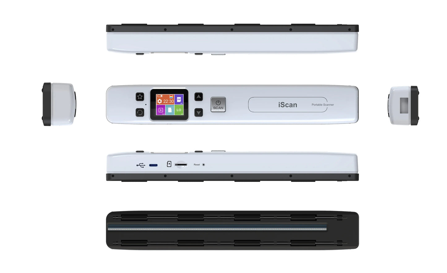 Handheld Flat Scanner HD Scanner 1050DPI Portable WIFI Wireless Scanner for Documents Homework Scan Photos JPG/PDF No Driver