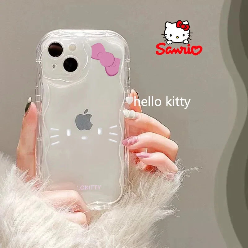 Kt Mobile Phone Shell iPhone 15 Funda para iPhone de mujer Kitty Cat Fashion o funda para iPhone Hello Kitty Novedad 2025