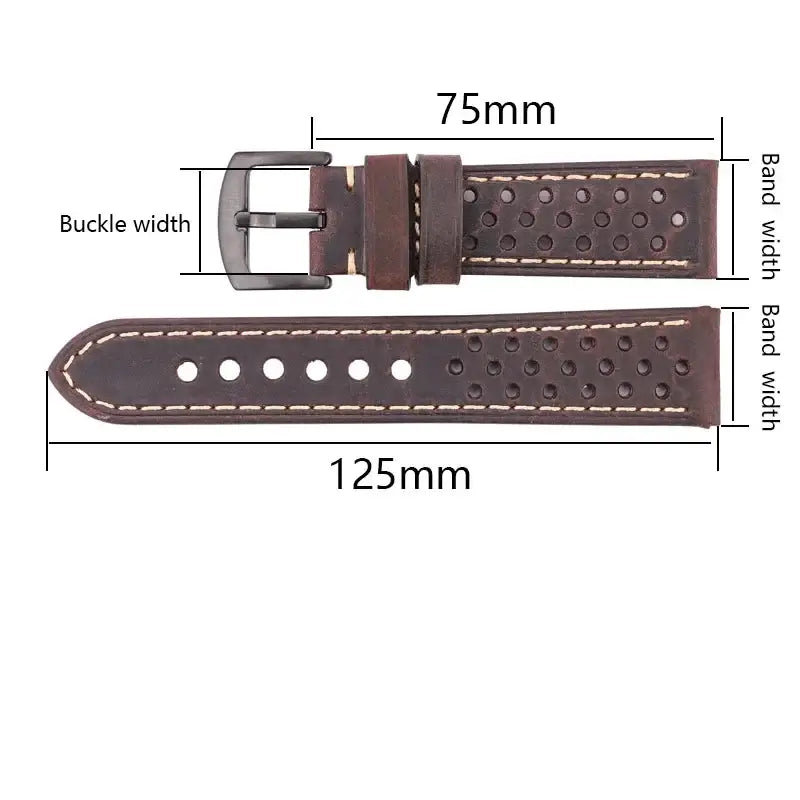 Huawei Watch Genuine Leather Band Durable Breathable Strap