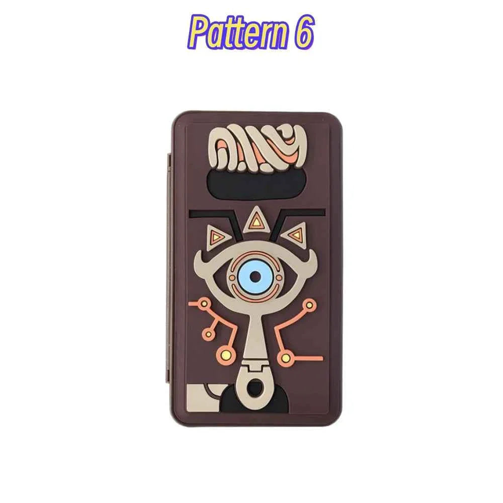 Multiple Patterns Game Card Case For Switch 2 Game Cartridge Box For Switch OLED Lite 24 Slots Hard Shell Gaming Accessories