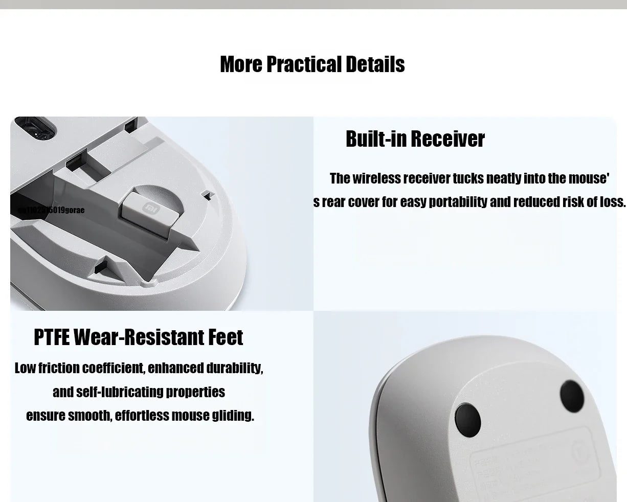Xiaomi Wireless Keyboard and Mouse Set 3 2.4G Wireless Slim and Quiet Business Office Use Plug and Play