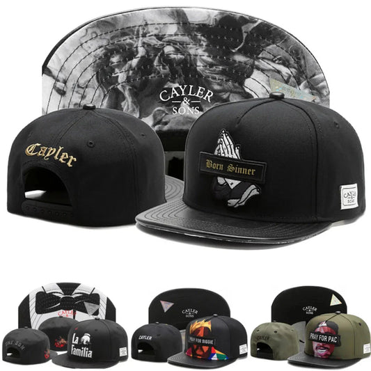 Gorra Clásica Snapback – Gorra de Béisbol Ajustable de Visera Plana