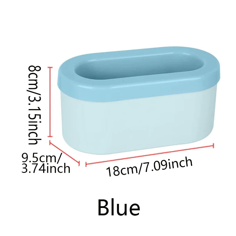 New Silicone Ice Bucket Portable Ice Cube Mold Round Wine Ice Cooler Refrigerator Freeze Ice Maker Creative Ice Cube Mold Tools