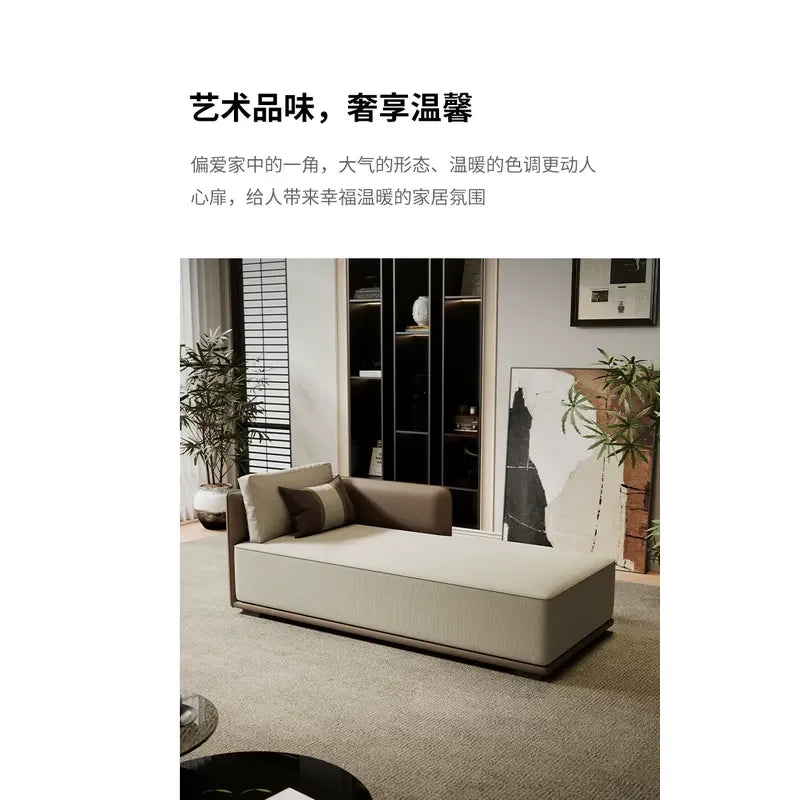 Simple Modern Chaise Longue Sofa for Small Apartment Living Room Bedroom Leisure Beauty Couch Hotel Homestay