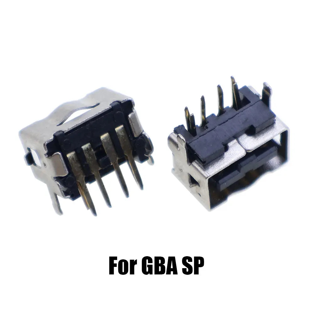 2pcs For NDS NDSL NDSi XL Power Socket Charging Port For GBA GBASP Link Connector For Switch / Lite / Oled / Pro NS Console
