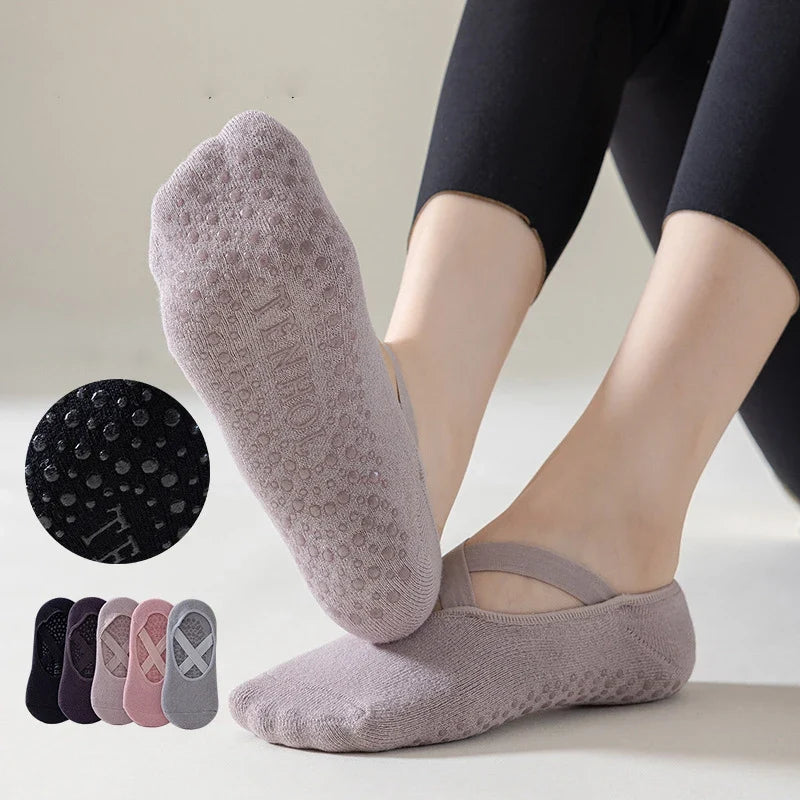Non Slip Yoga Socks with Grips
