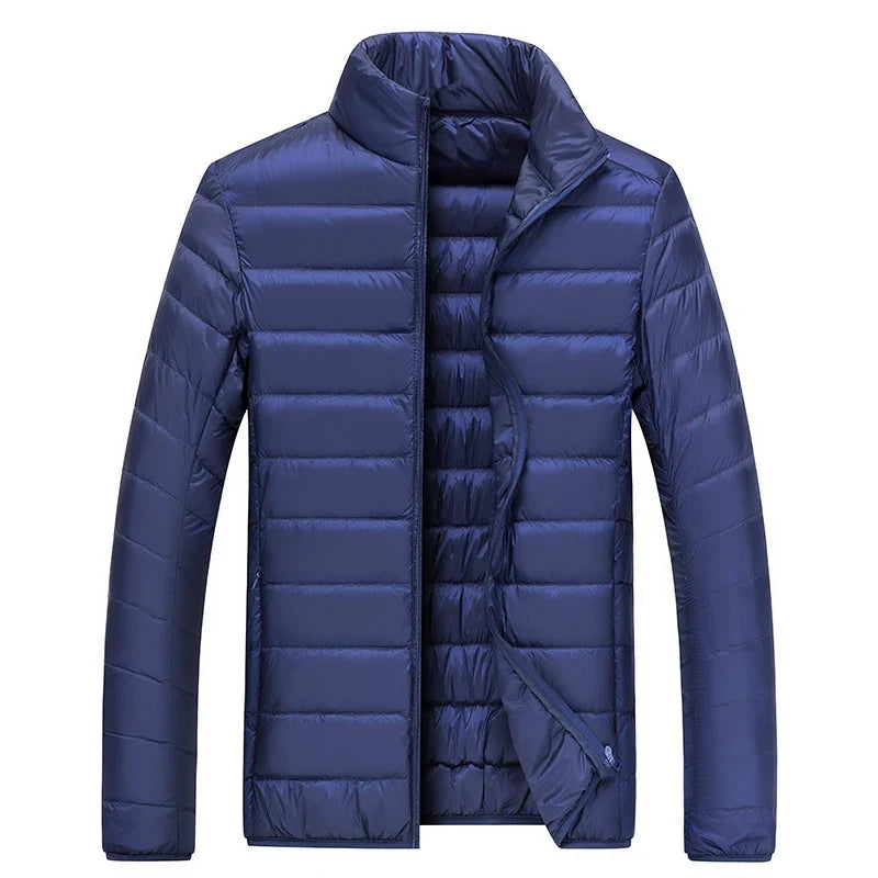 Men All-Season Warm Down Jacket Coats Mens Waterproof Windproof Down Jackets Spring Autumn Winter Casual 90% Down Jackets Male