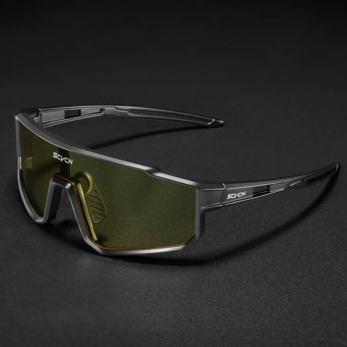 SCVCN New Cycling Glasses UV400 Sports Running Sunglasses Men Women Outdoor Drving Hiking Riding Goggles MTB Bicycle Eyewear