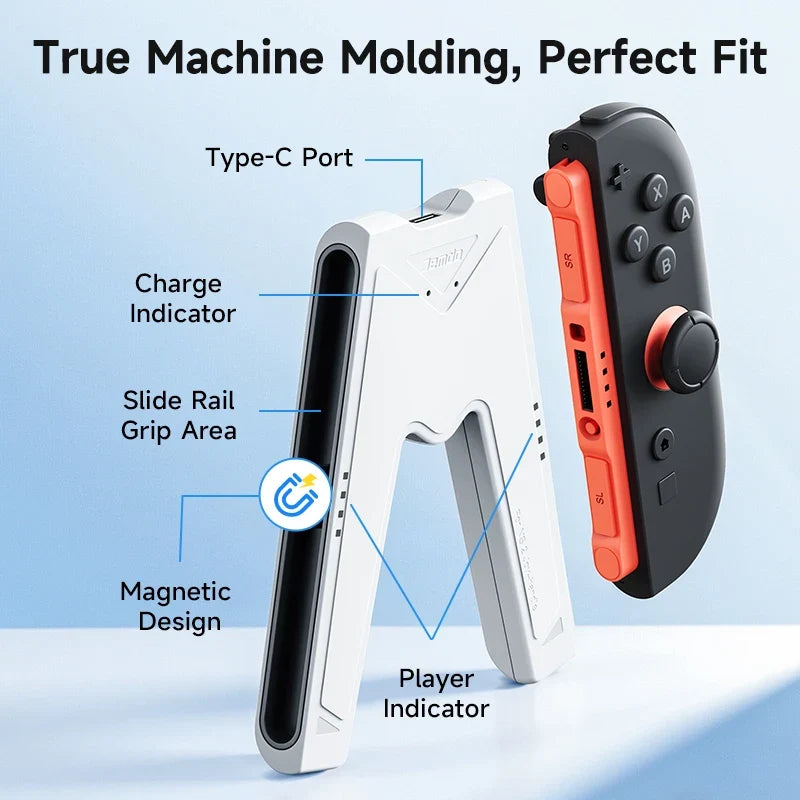 Suitable for Switch2 handle grip, Joy-con2 charging station, game console connection accessories, to enhance the grip experience