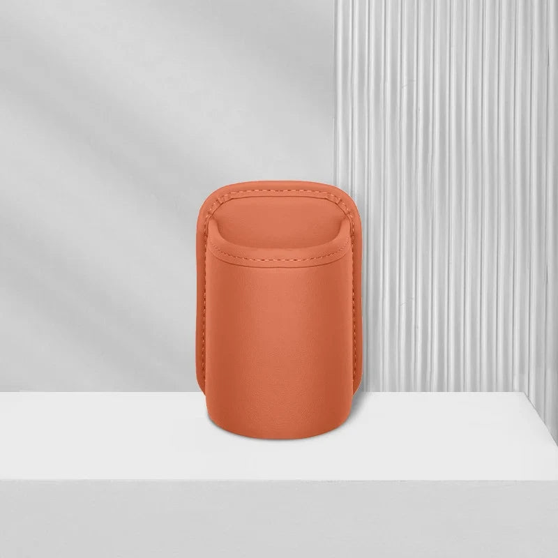 Kcimo PU Leather Car Door Cup Holder Box Back Clip Design Drink Rack Storage Bin Universal Car Seat Back Water Cup Box Organizer
