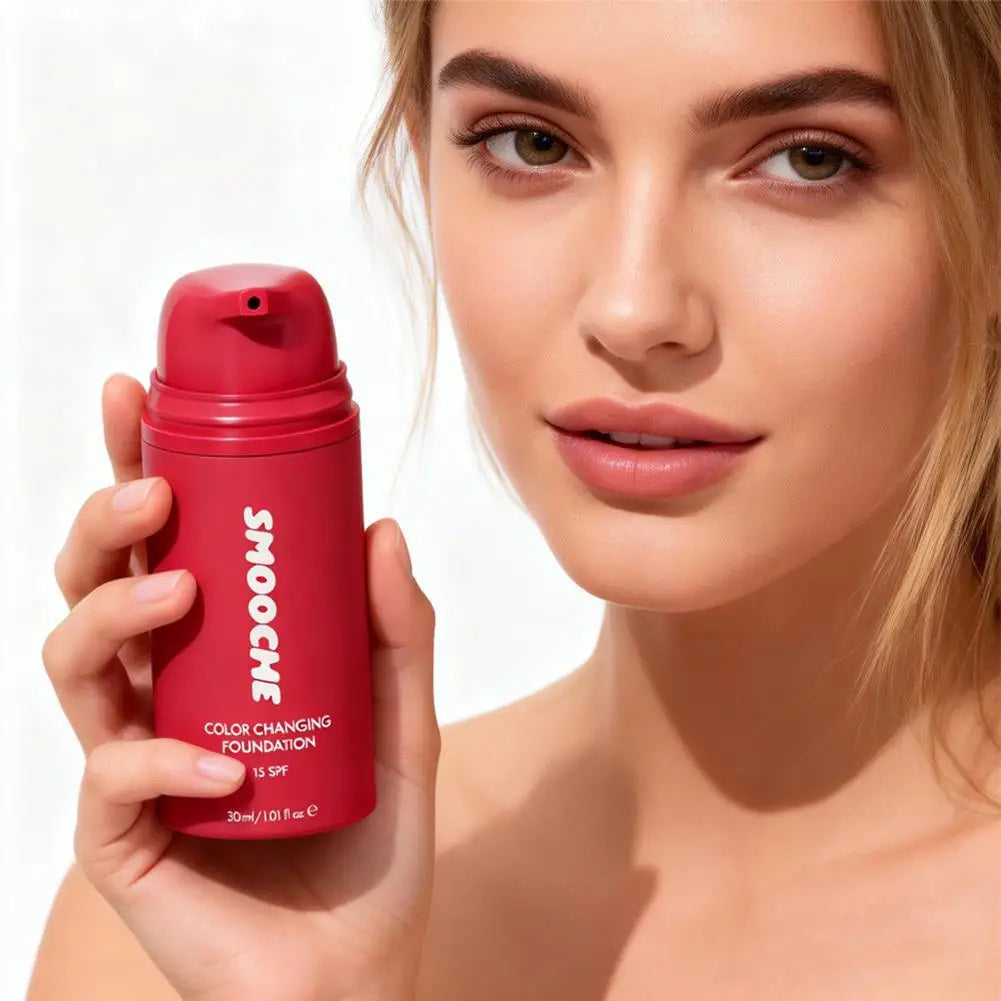 Hydrating Color Changing Foundation Liquid Automatically Adapts Skin Color Conceals Defects And Creates Refined Daily Makeup