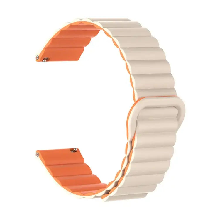 Amazfit Balance, GTR, GTS & Bip Ribbed Magnetic Silicone Loop Band