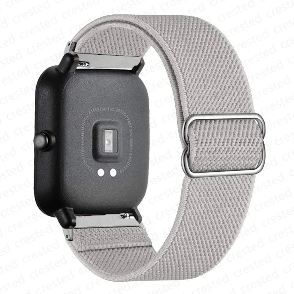 Motorola Moto Watch Stretch Nylon Loop Band with Slide Buckle
