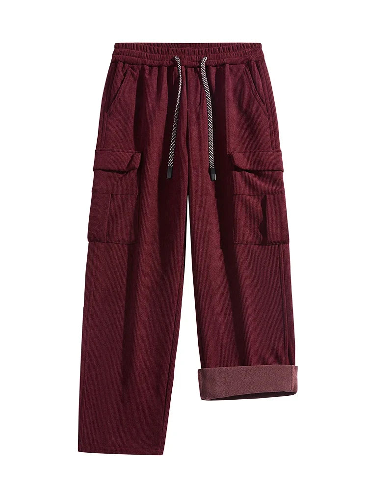 Cozy and Practical Fleece Lined Cargo Pants