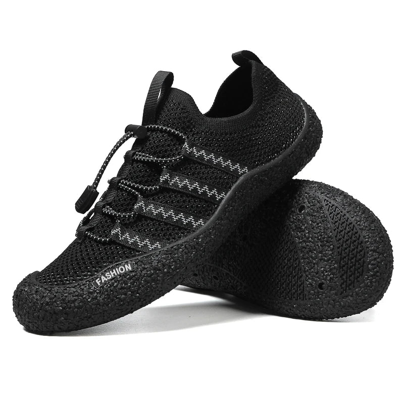 Barefoot Beach Wading Shoes Men's Quick Dry Mesh Water Sports Shoes Women Anti-slip Seaside Aqua Shoes Outdoor Wading Sneakers